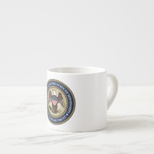 Tasse Expresso Sceau du Mississippi (Devant droit)