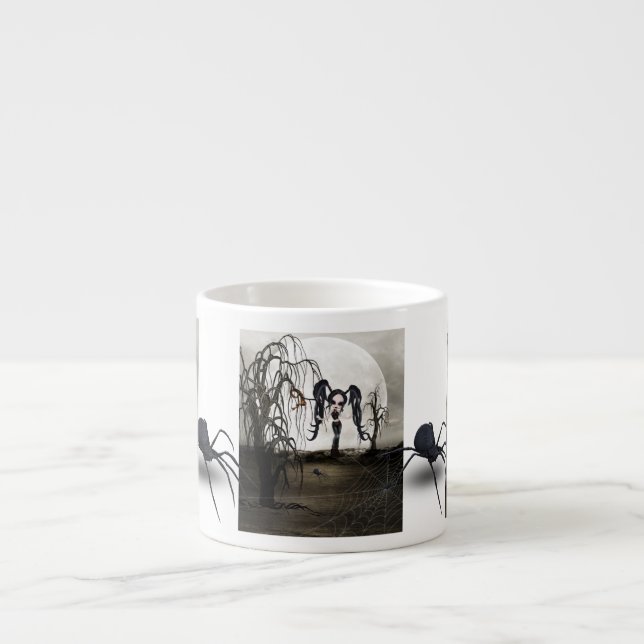 Tasse Expresso Sepia Goth Girl (Devant)
