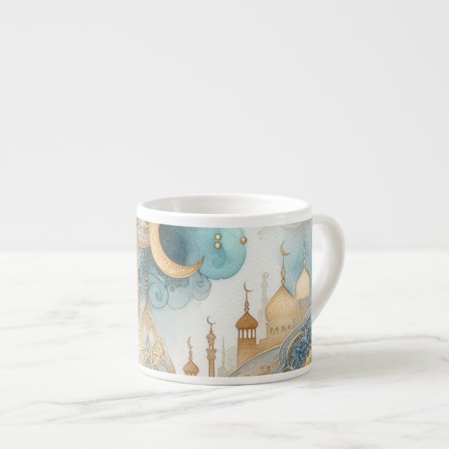 Tasse Expresso Sérénité de la mosquée pour le Ramadan (Devant droit)