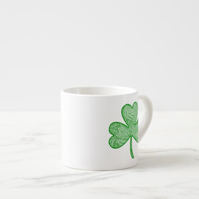 Tasse Expresso Shamrock (Devant droit)