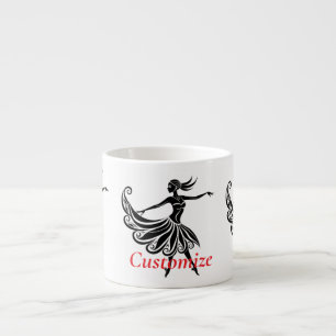 Tasse Expresso Silhouette Danseuse Africaine Art Thunder_Thunder_