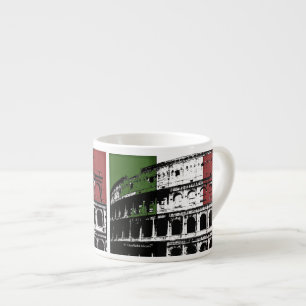 Tasse Expresso Silhouette romaine contemporaine de Colisé