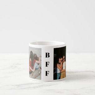 Tasse Expresso Simple deux meilleur ami BFF photo personnalisée