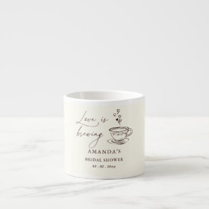 Tasse Expresso Simple Love prépare un café pour la Baby Shower