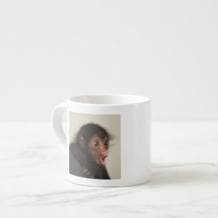 Tasse Expresso Singe araignée à face rouge Ateles paniscus)