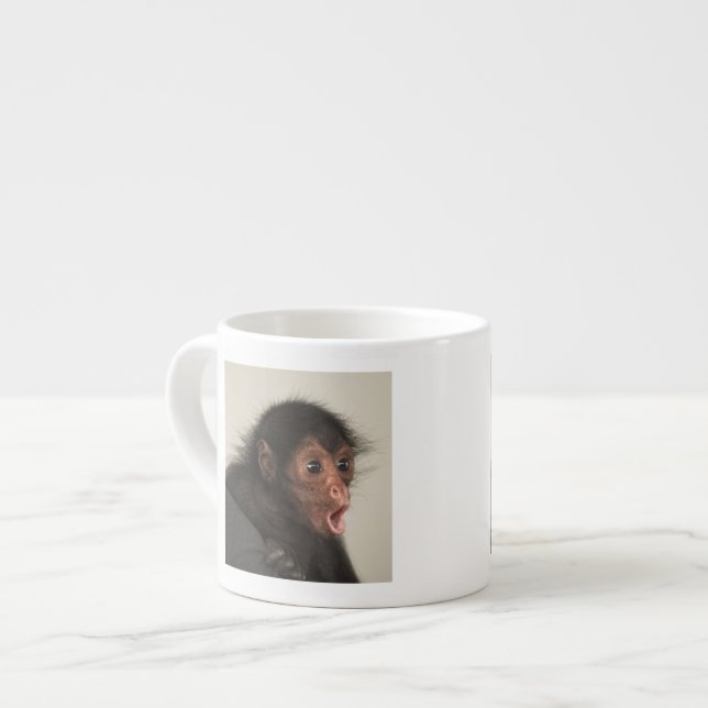 Tasse Expresso Singe araignée à face rouge Ateles paniscus) (Devant gauche)