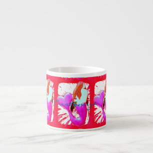 Tasse Expresso sirènes à queue rouge Thunder_Cove