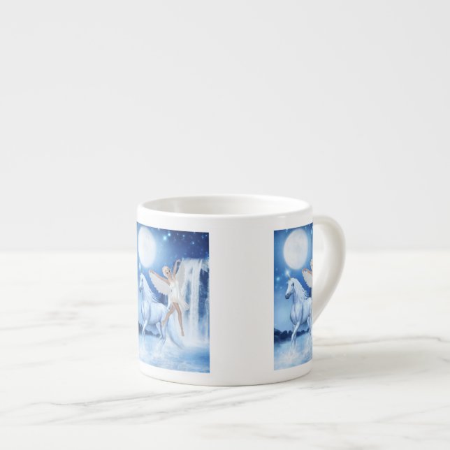 Tasse Expresso Sky Féerie Aspar et Unicorn (Devant droit)