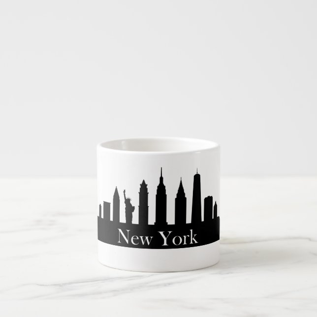Tasse Expresso Skyline New York (Devant)