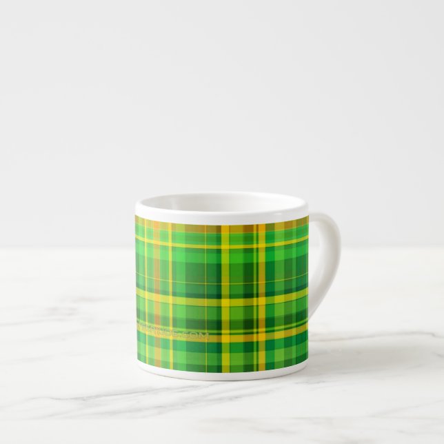 Tasse Expresso SlipperyJoe's Saint Patrick's Day rappelant Iris (Devant droit)