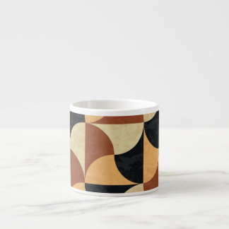 Tasse Expresso Sol en marbre ancien, texture géométrique transpar