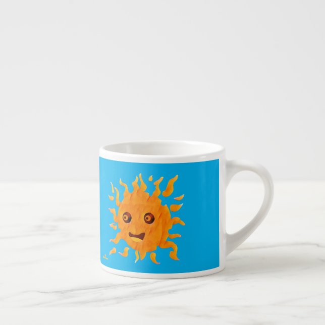 Tasse Expresso Soleil souriant lunaire (Droite)