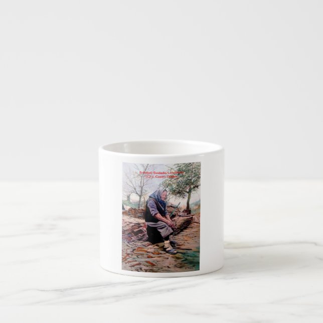 Tasse Expresso Solitude/Soidade/Loneliness (Devant)