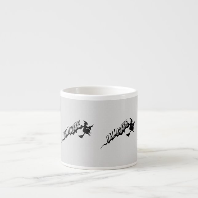 Tasse Expresso Sorcière Broom Thunder_Cove Halloween (Devant)