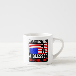 Tasse Expresso Souhaitez-Vous Un Blessed Memorial Day-62237