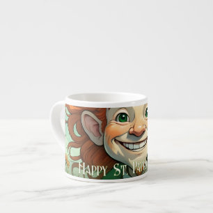 Tasse Expresso Sourires chanceux à la Saint-Patrick