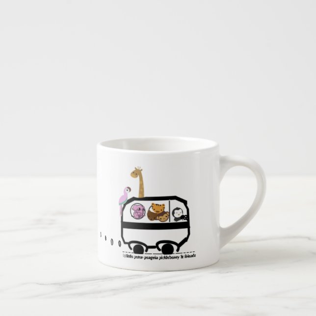Tasse Expresso Soutenu pour être sauvage ! (Droite)