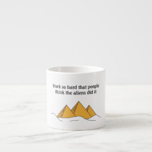 Tasse Expresso Sphinx Pyramides Égypte Antique Pharaon Khéops 