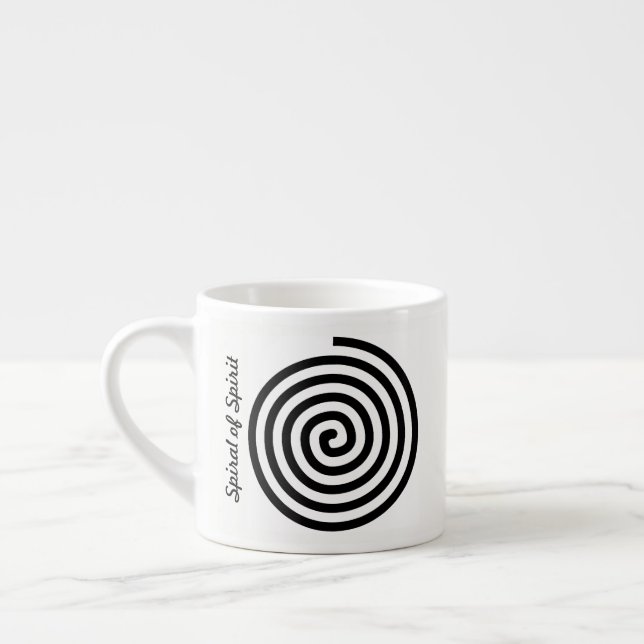 Tasse Expresso Spirale de l'Esprit (Gauche)