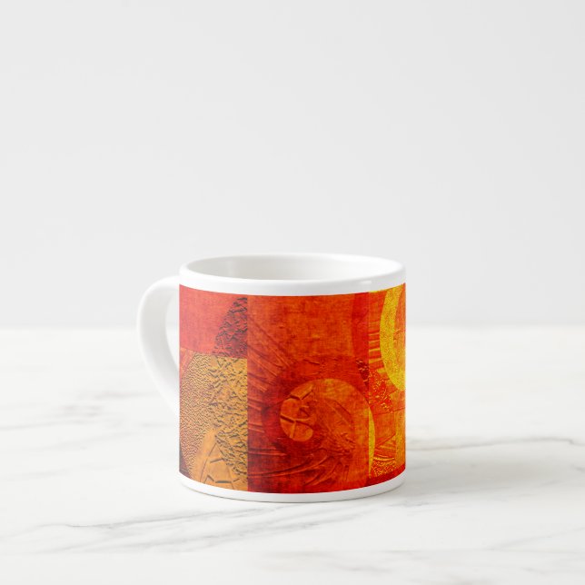 Tasse Expresso Spirales d'antiquités Arrière - plans (Devant gauche)