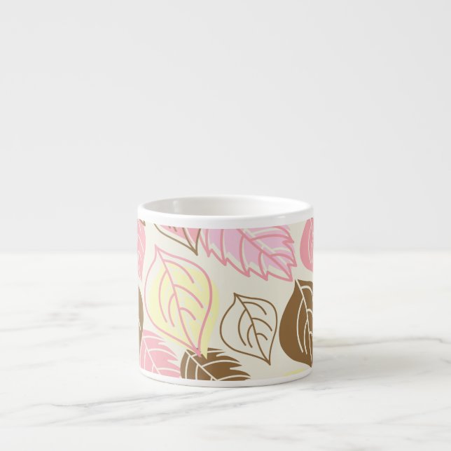 Tasse Expresso Splendor d'automne : Motif sans feuille (Devant)