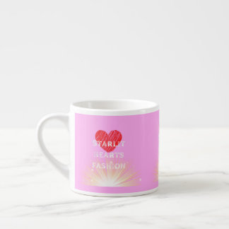 Tasse Expresso Starlit Coeurs Mode Coeur rouge Shine