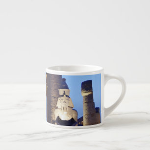 Tasse Expresso Statue géante du pharaon Ramsès d'Égypte antique K