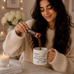 Tasse Expresso Suivez vos rêves restez inspiré,motivation