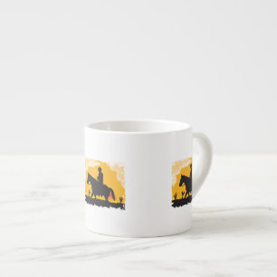 Tasse Expresso Sunset Cowboy