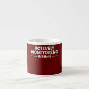 Tasse Expresso Surveillance Active Comme Un Patron Test Drôle De