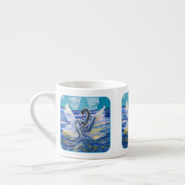 Tasse Expresso Swans "Art by Kids" (Gauche)