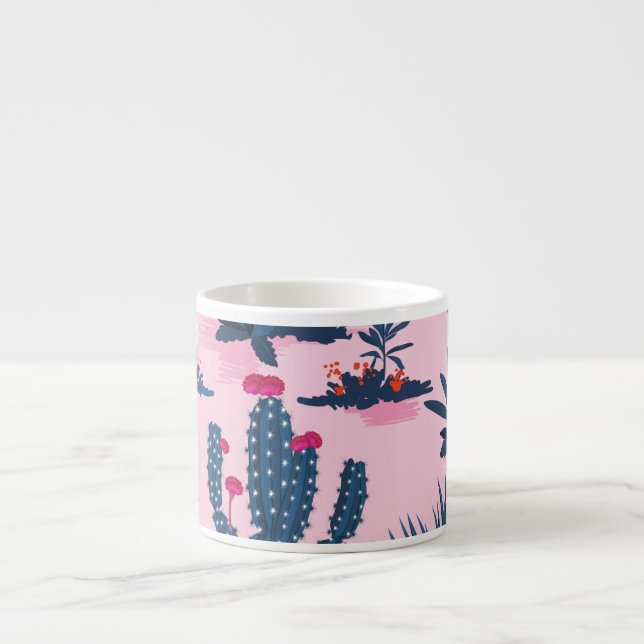 Tasse Expresso Sweet Summer Cactus Motif florissant (Devant)