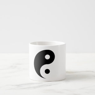 Tasse Expresso Symbole Yin Yang clair