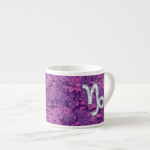Tasse Expresso SYMBOLE Zodiaque Capricorne Camouflage numérique F