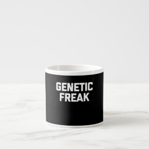 Tasse Expresso T-shirt factice génétique Drôle à dire