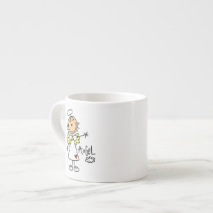 Tasse Expresso T-shirts et cadeaux de Stick Figure Angel