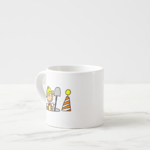 Tasse Expresso T-shirts et cadeaux pour ouvrier du bâtiment dans