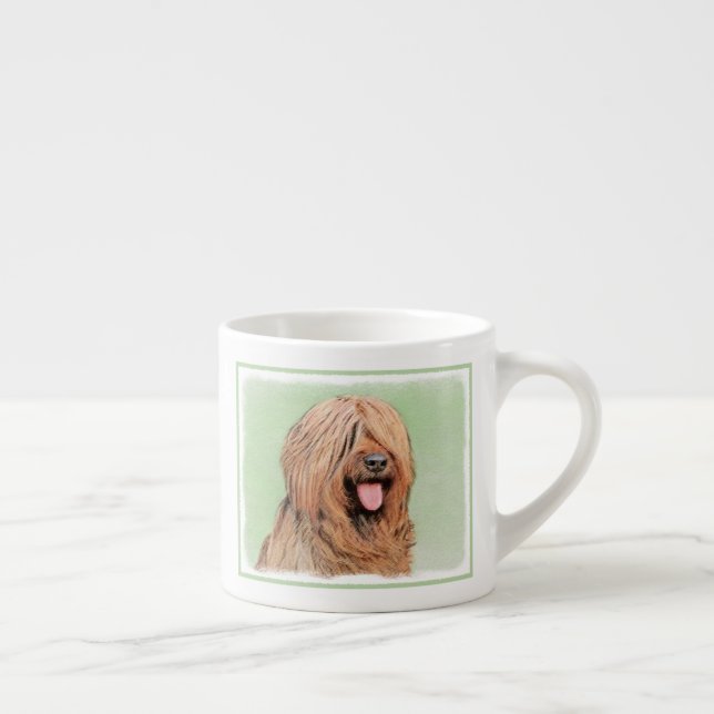 Tasse Expresso Tableau de bord - Joli art original chien (Droite)