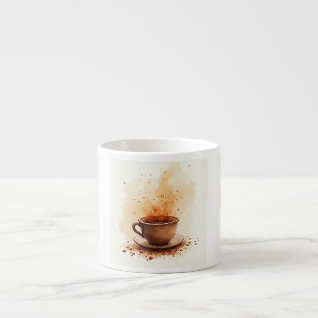 Tasse Expresso Tache de café  (Devant)