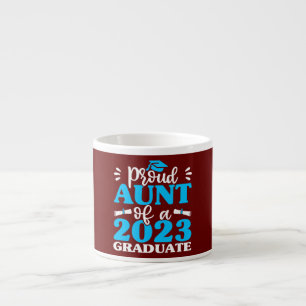 Tasse Expresso Tante fière du neveu ou de la nièce diplômé de 202