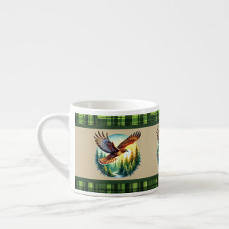 Tasse Expresso Tapis de souris aigle en vol mignon