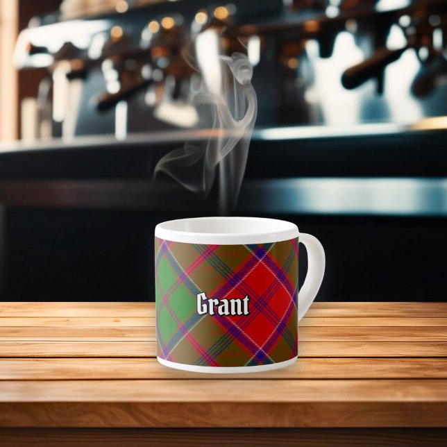 Tasse Expresso Tartan Clan Grant (Créateur téléchargé)