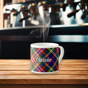 Tasse Expresso Tartan du clan Christie