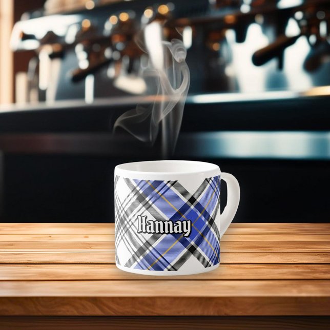 Tasse Expresso Tartan du clan Hannay (Créateur téléchargé)