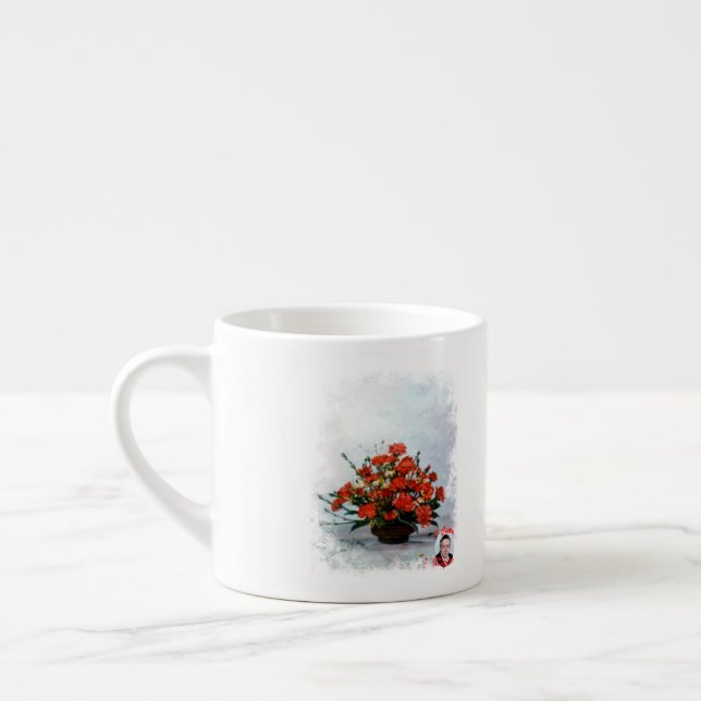 Tasse Expresso Taza de Espresso Bodegón de flores (Gauche)
