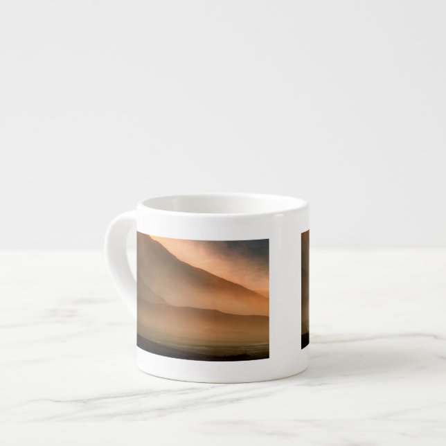 Tasse Expresso Tempête de sable aux dunes de sable de mesquite, (Devant gauche)