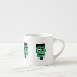 Tasse Expresso Tête de monstre de Frankenstein