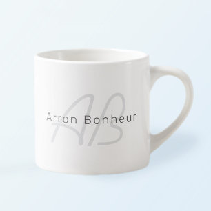 Tasse Expresso Texte modifiable pour les affaires, les voeux ou l