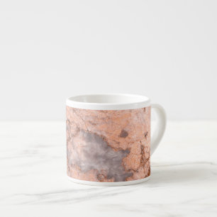 Tasse Expresso Texture de pierre de marbre tendance et cool