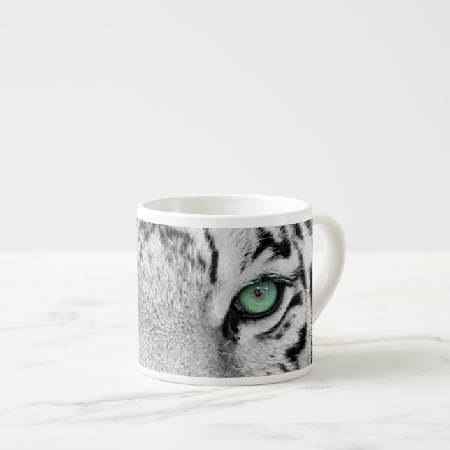 Tasse Expresso Tigre blanc (Devant droit)